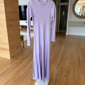 Weekday Lavender Long Sleeve Dress